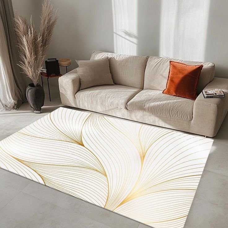 Elevate your space with this elegant abstract line…